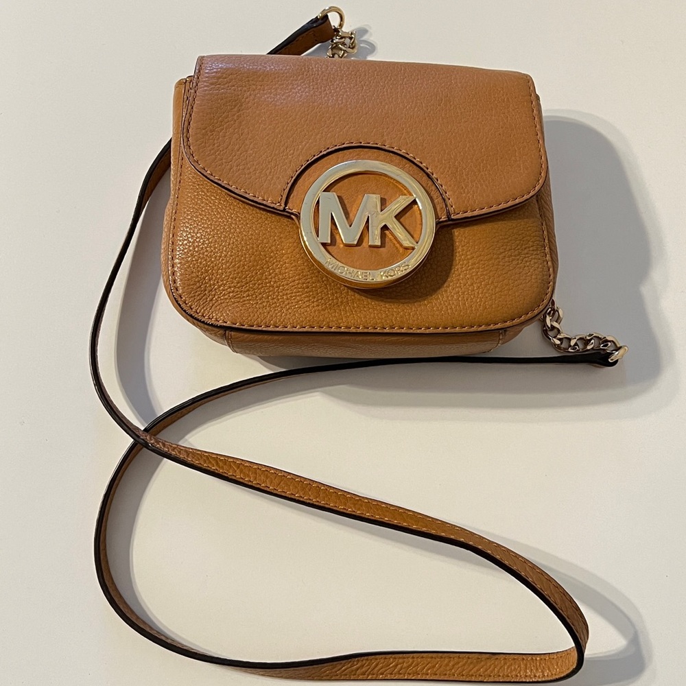 MICHAEL Michael Kors Small Pebbled Leather Crossbody Bag Purse